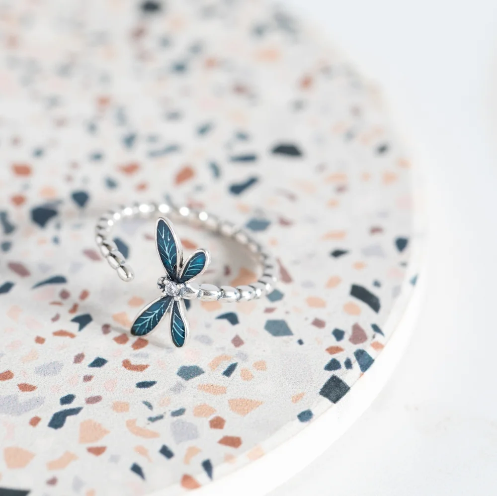 Dragonfly Ring (S925) - Picture 6 of 8